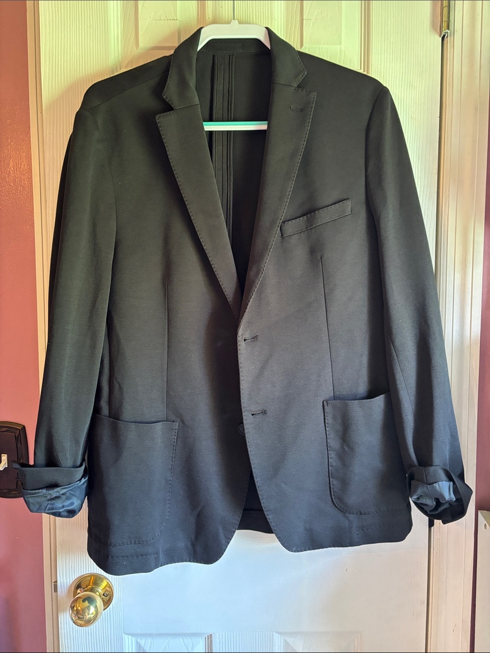 Calvin Klein Black Men's Single-Breasted Sport Coat